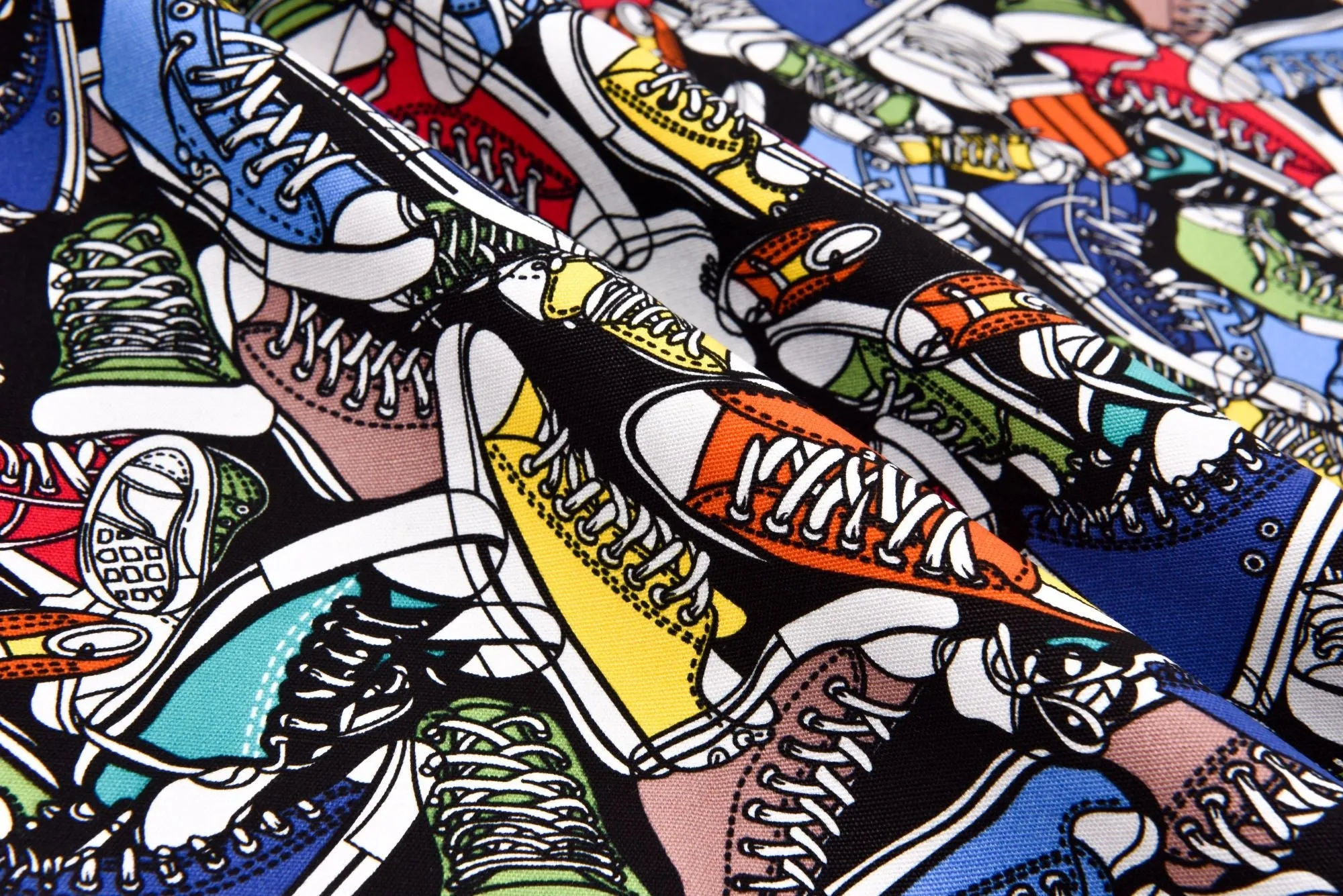 100% Cotton Half Panama Printed Fabric / Canvas printed Fabric / Sneakers Digital Print  Fabric