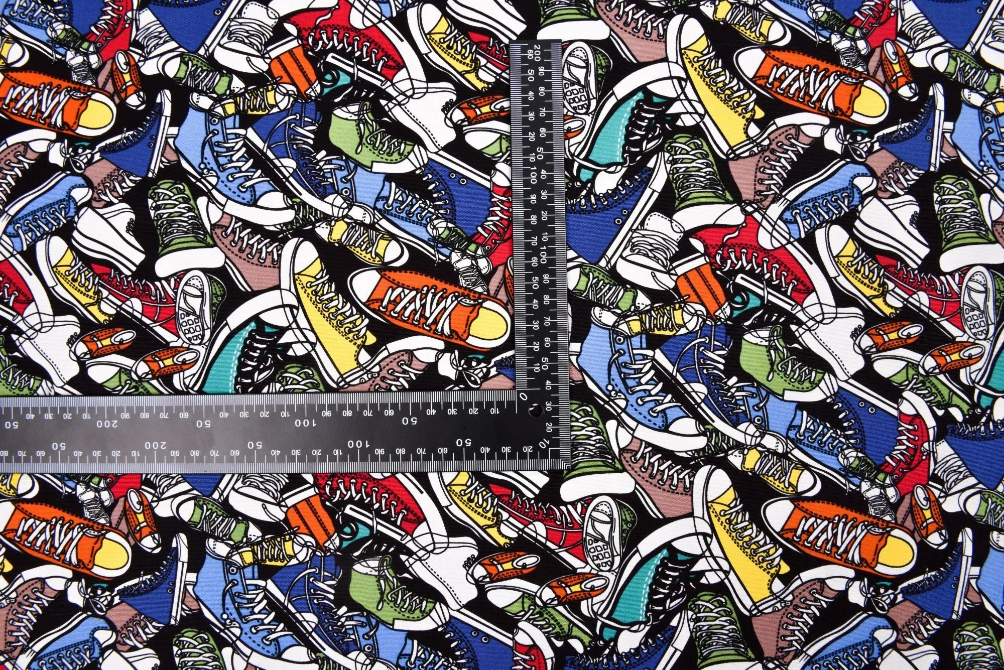 100% Cotton Half Panama Printed Fabric / Canvas printed Fabric / Sneakers Digital Print  Fabric