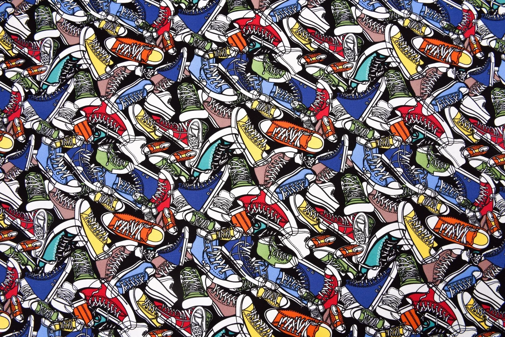 100% Cotton Half Panama Printed Fabric / Canvas printed Fabric / Sneakers Digital Print  Fabric