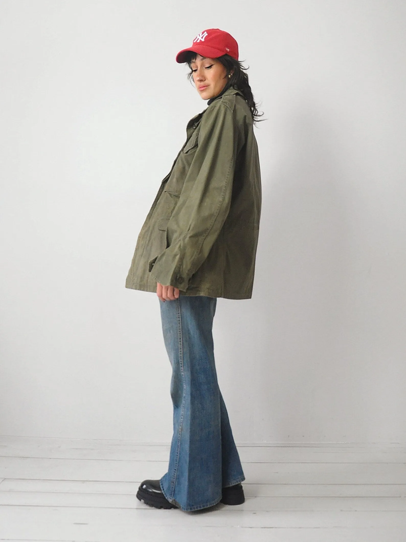 1960's Olive Military Field Parka