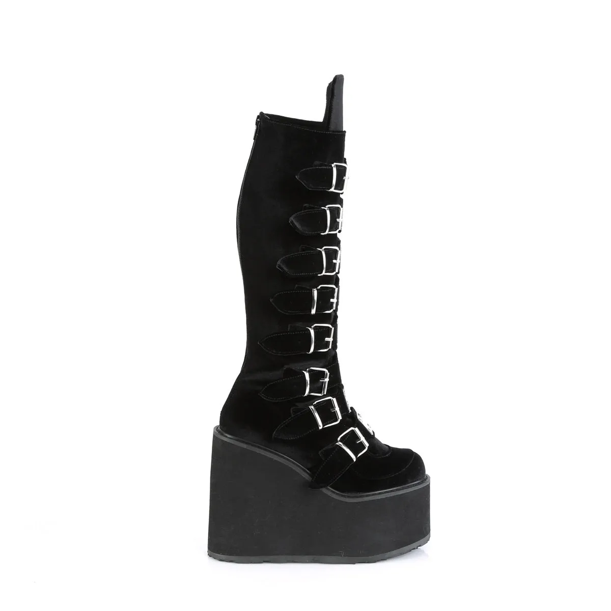 5 Inch Platform SWING-815 Black Velvet