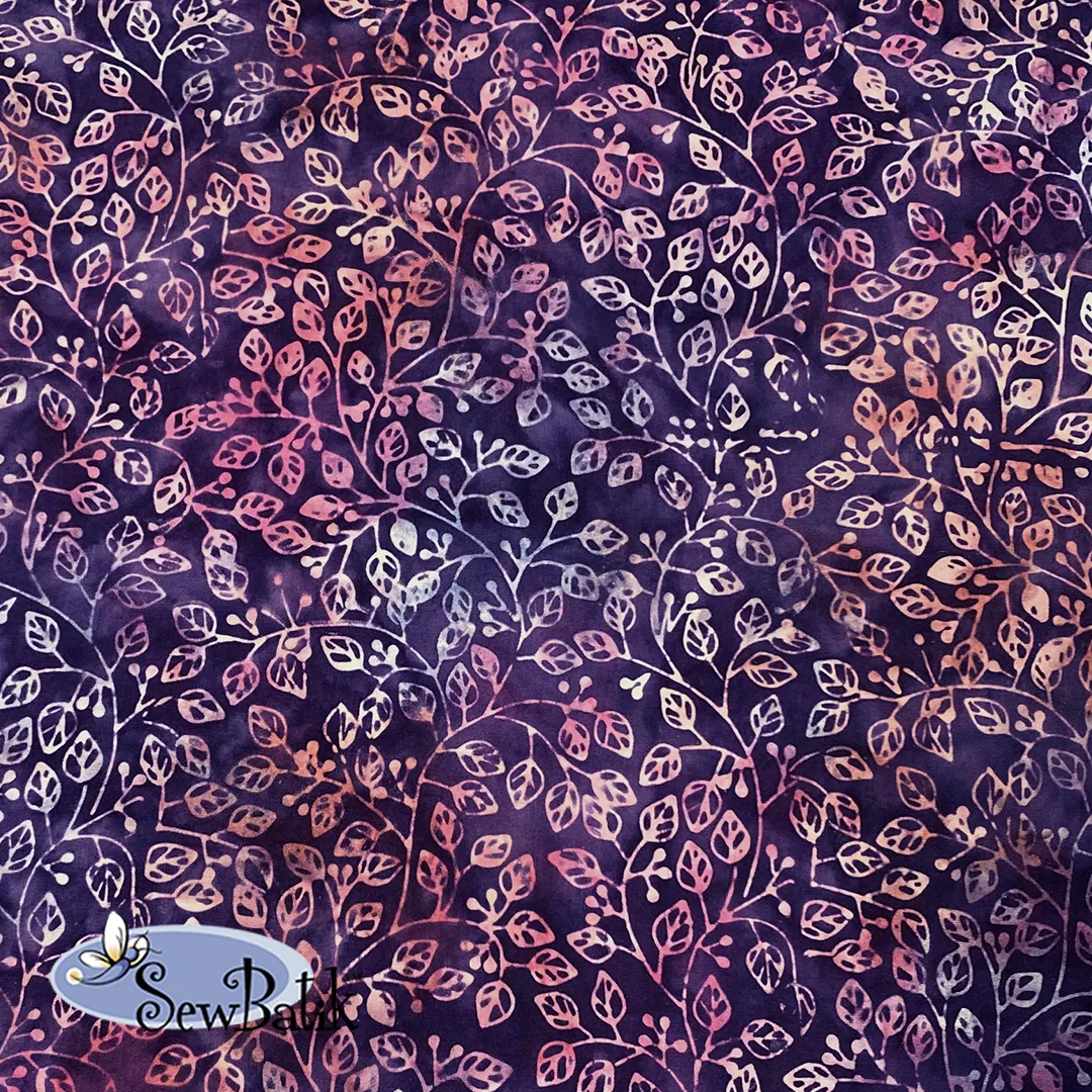 57" Batik Canvas (5oz) - Violetta - Malbec