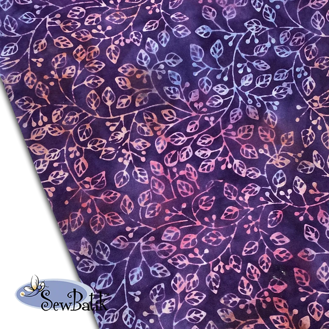 57" Batik Canvas (5oz) - Violetta - Malbec