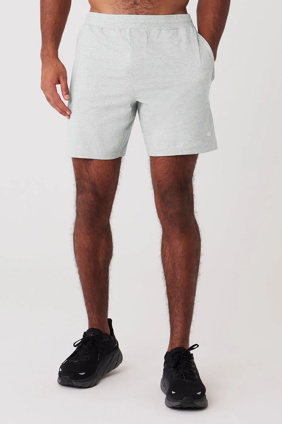 7" Conquer React Performance Short - Athletic Heather Grey