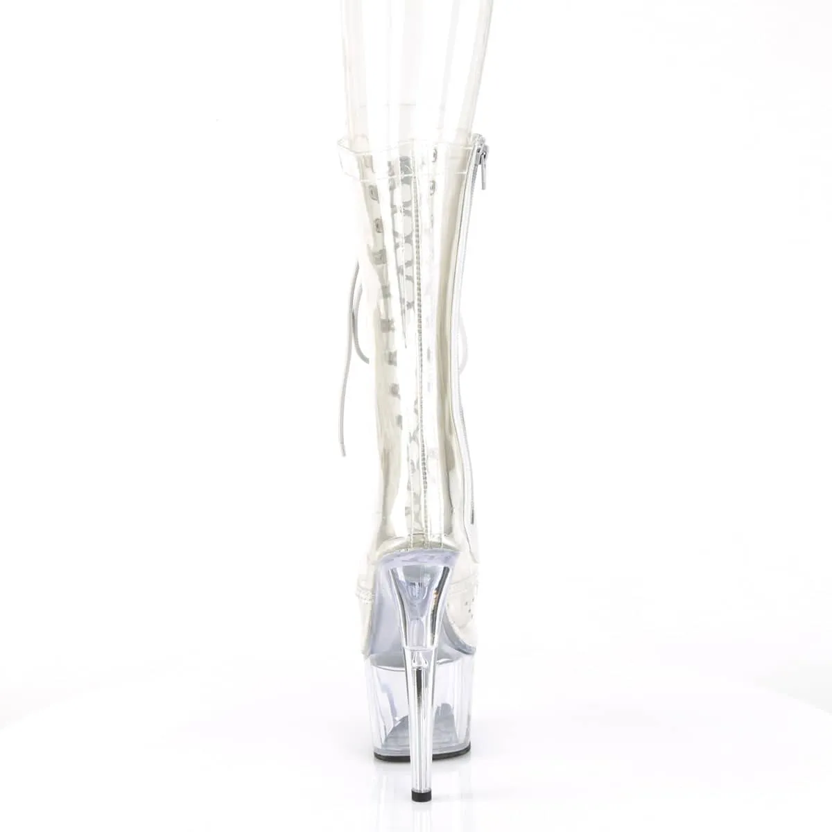 ADORE-1050C Clear Calf High Boots