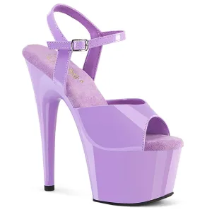 ADORE-709 Purple & Clear Ankle Peep Toe High Heel