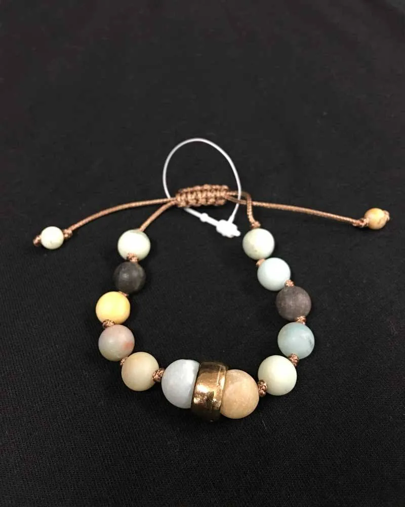 Amazonite adjustable bracelet