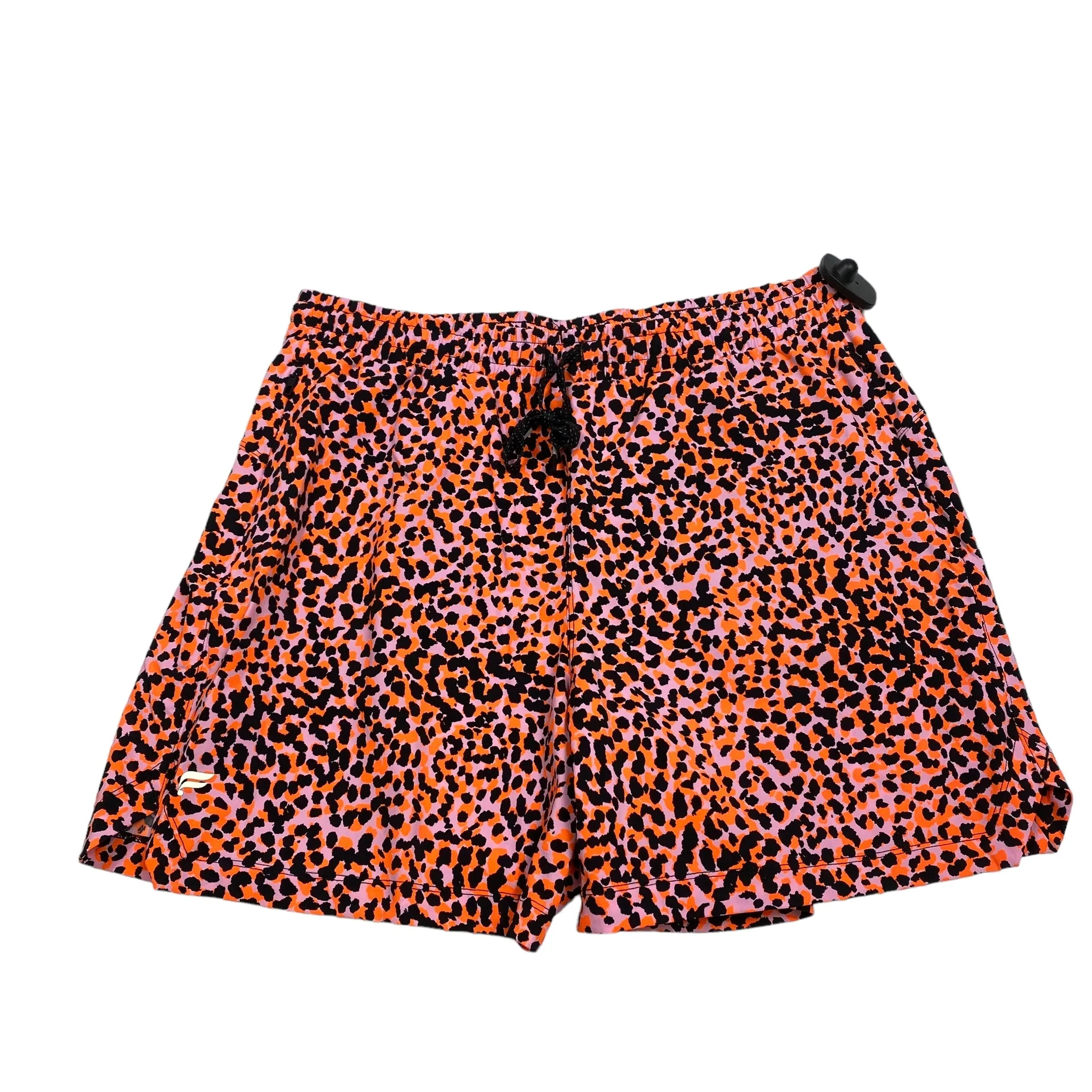 Animal Print Athletic Shorts Fabletics, Size L