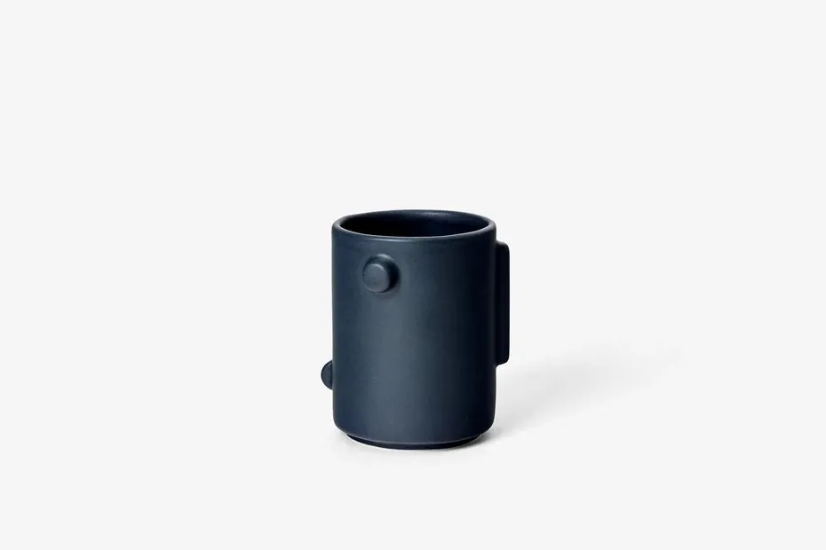 Areaware Black Ceramic Confetti Cup