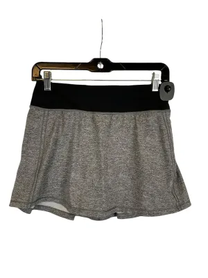 Athletic Skort By Lululemon In Grey, Size: 4