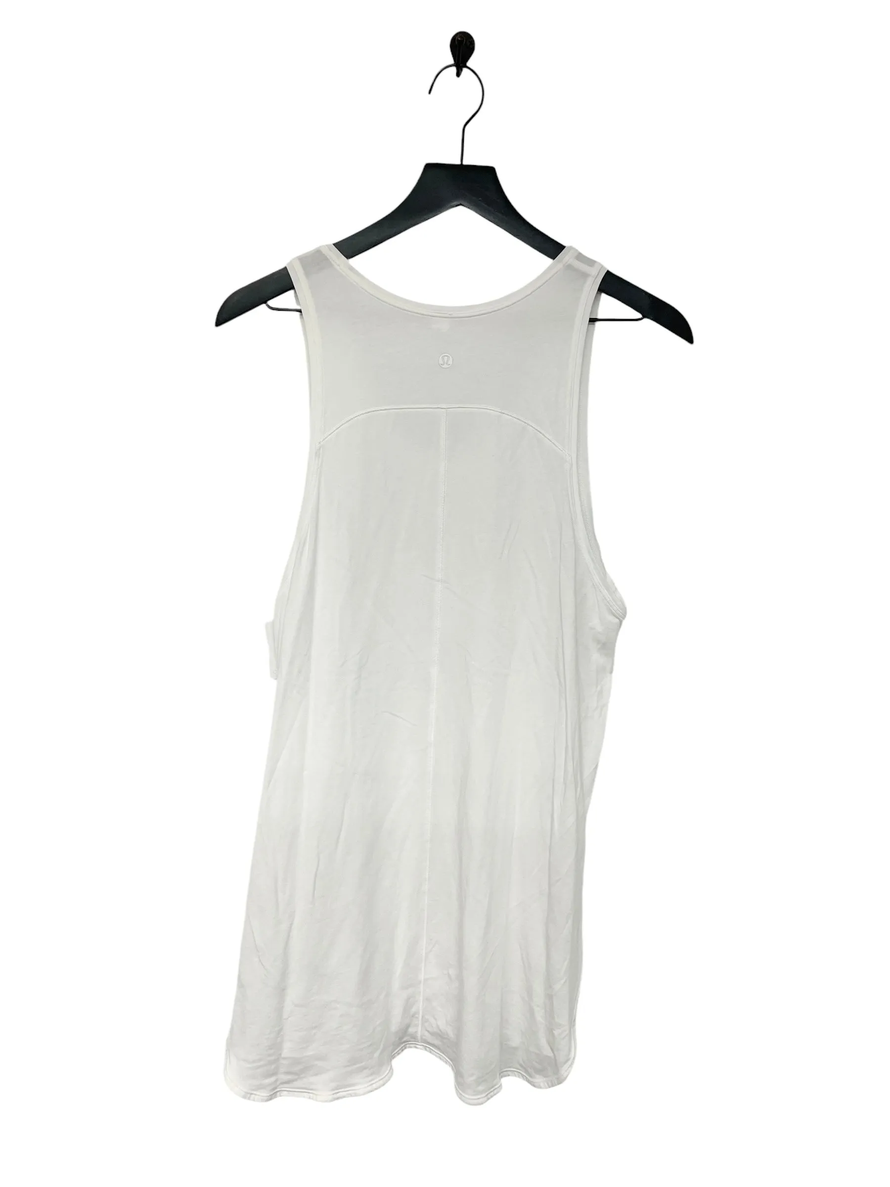 Athletic Tank Top By Lululemon In White, Size: 10