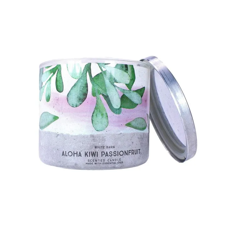 Bath & Body Works Aloha Kiwi Passion fruit 3-Wick Candle 411Ml