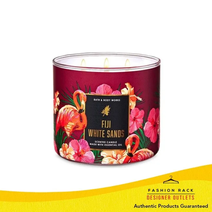 Bath & Body Works Fiji White Sands 3-Wick Candle 411Ml