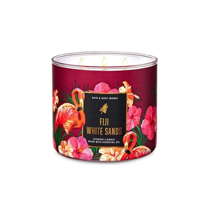 Bath & Body Works Fiji White Sands 3-Wick Candle 411Ml