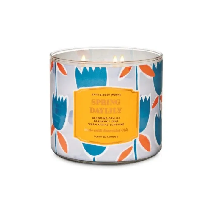 Bath & Body Works Spring Day Lily 3-Wick Candle 411Ml