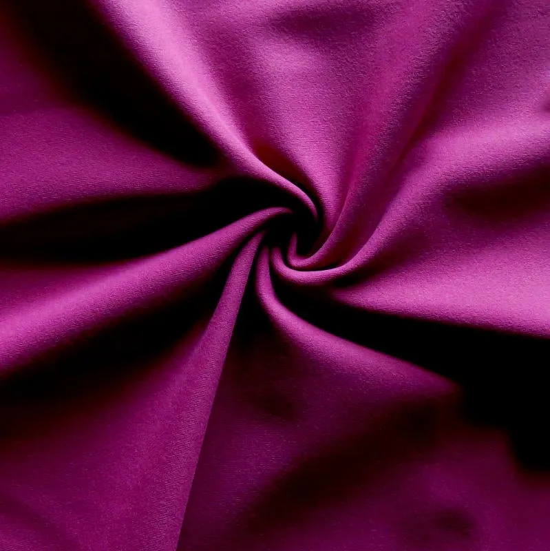 Beyond Zinfandel Supplex Lycra Jersey Knit Fabric - 19" Remnant