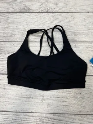 Black Athletic Bra Lululemon, Size 10