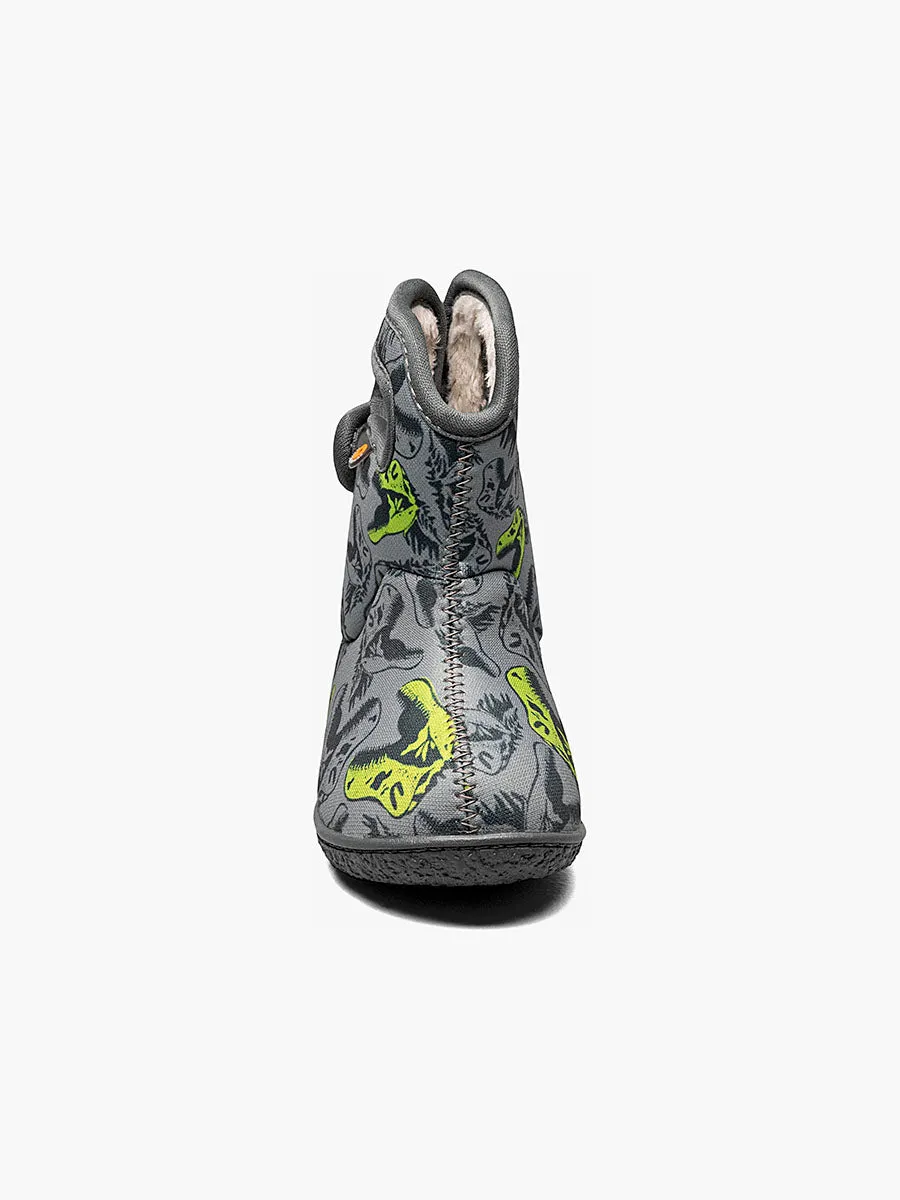 Bogs Kids Snow Boots COOL DINOS in Grey