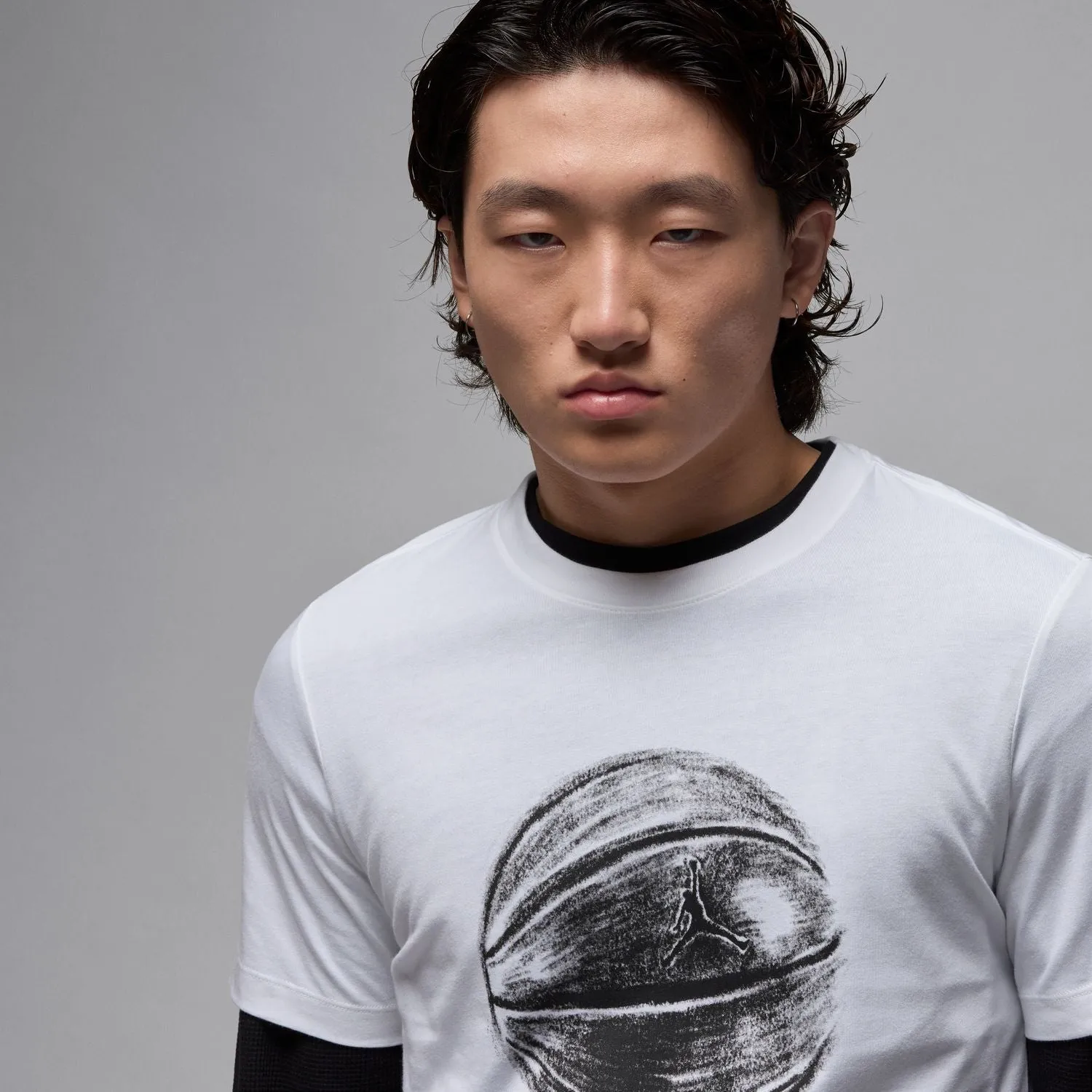 Brand Bball Crew Tee - Mens