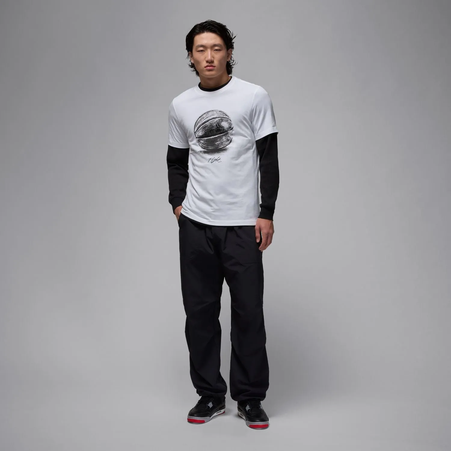 Brand Bball Crew Tee - Mens