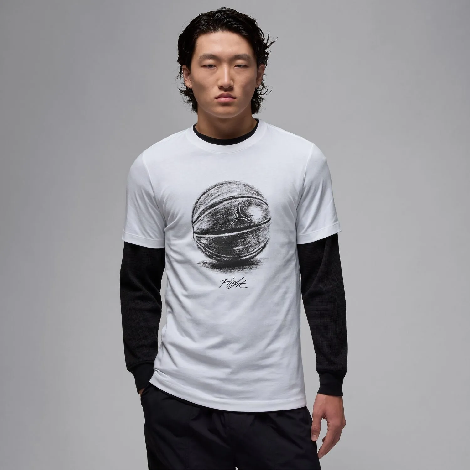 Brand Bball Crew Tee - Mens