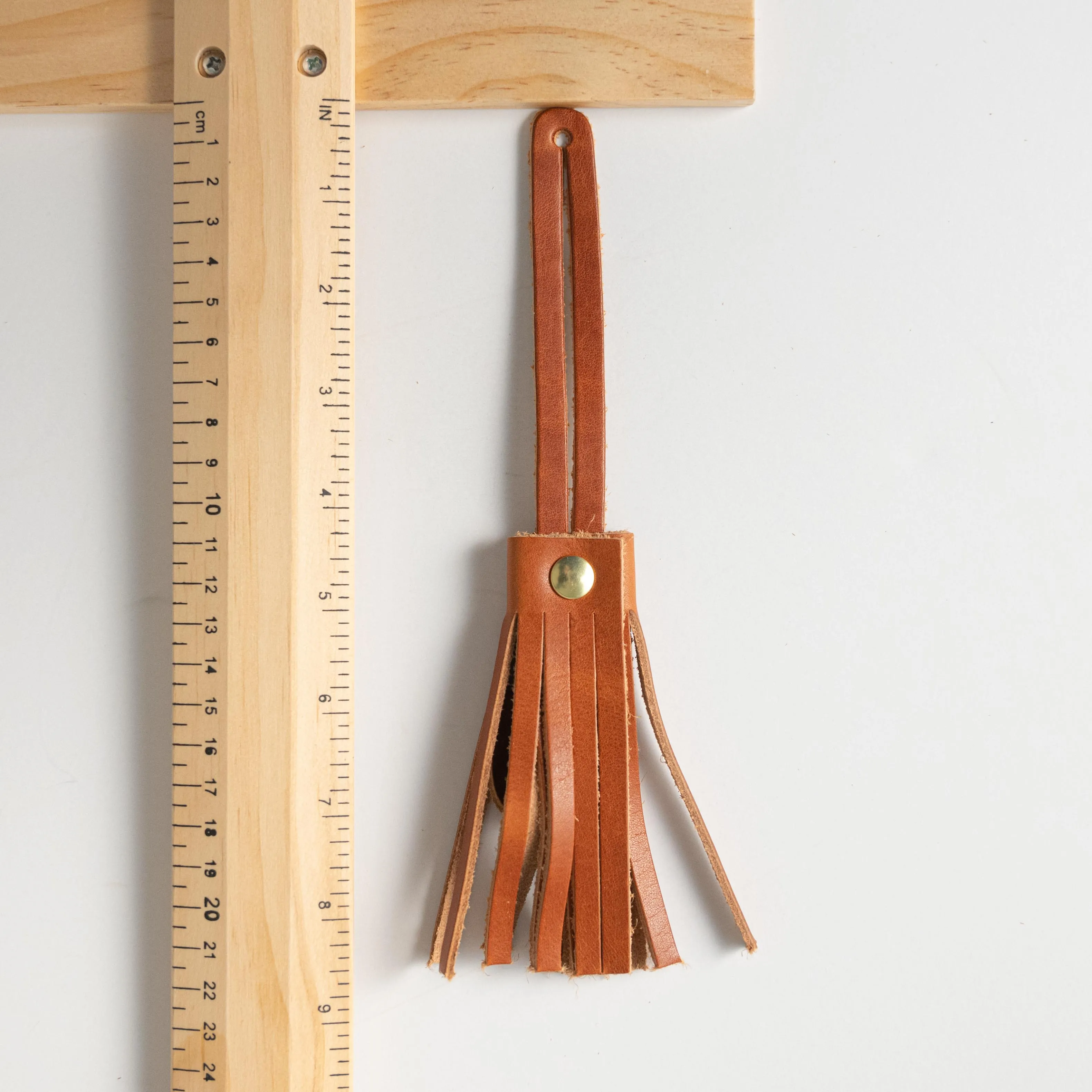 Brown Kodiak Leather Tassel