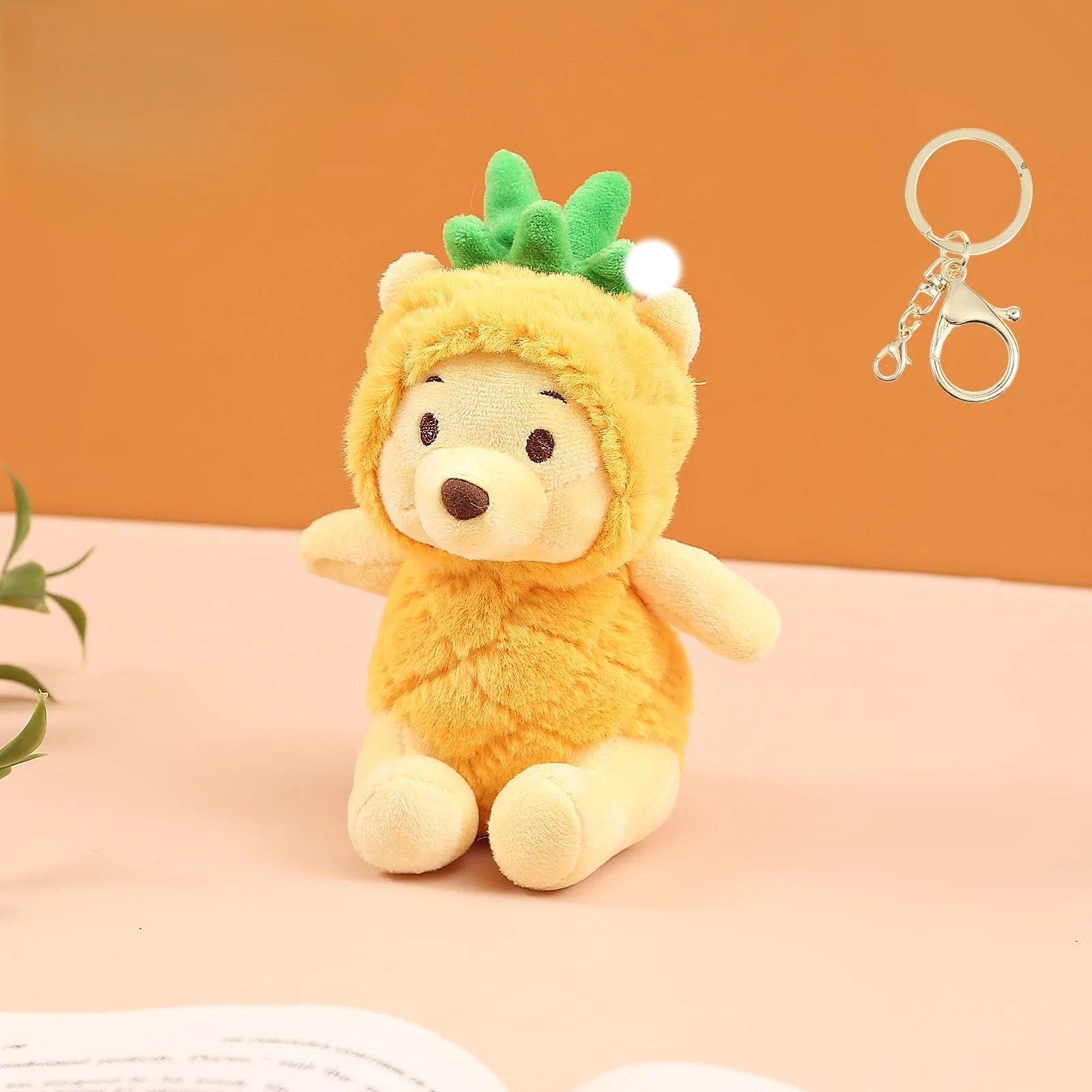 Bunny Pineapple Plush Keychain.