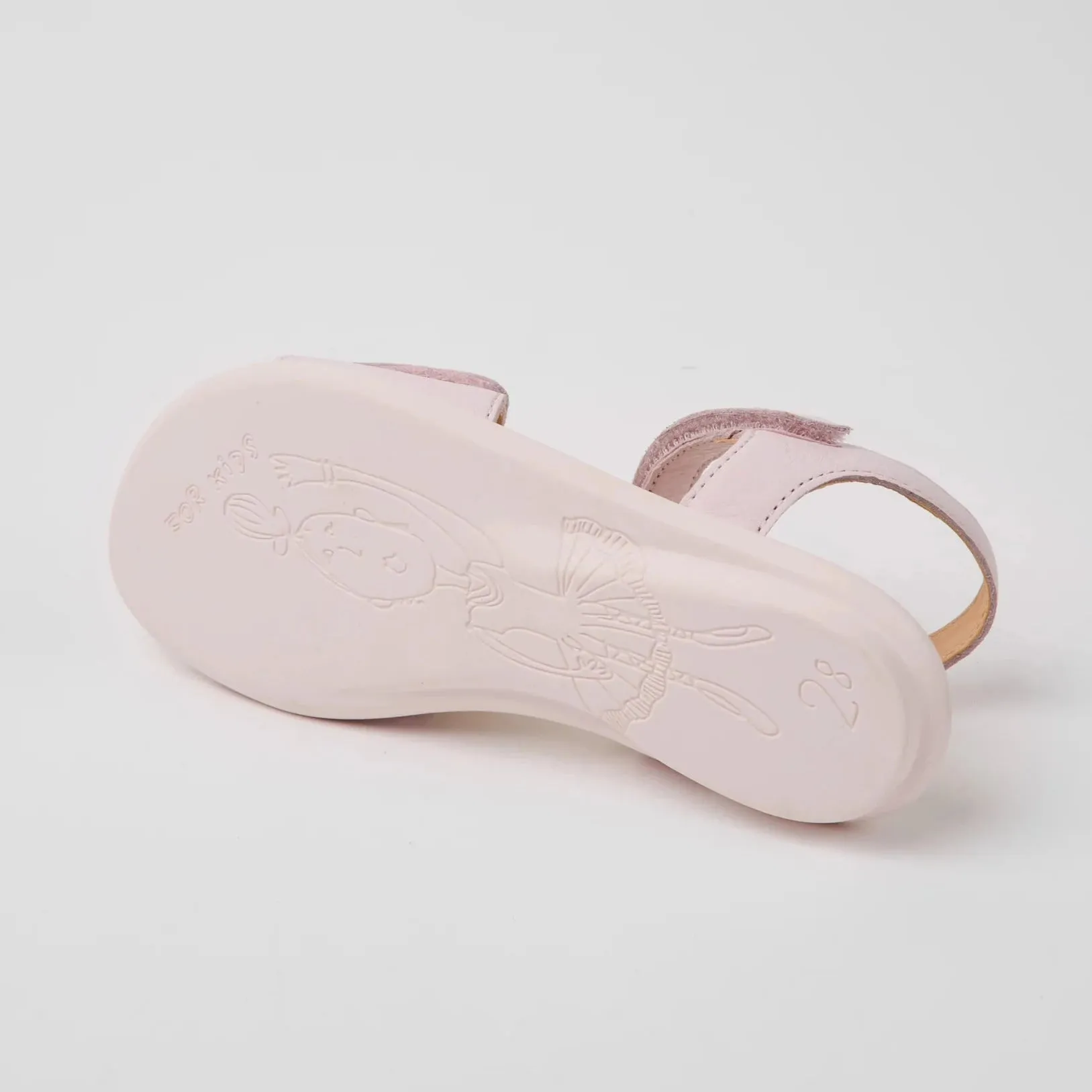 Camper Kids Girl TWINS Pink Leather Sandals