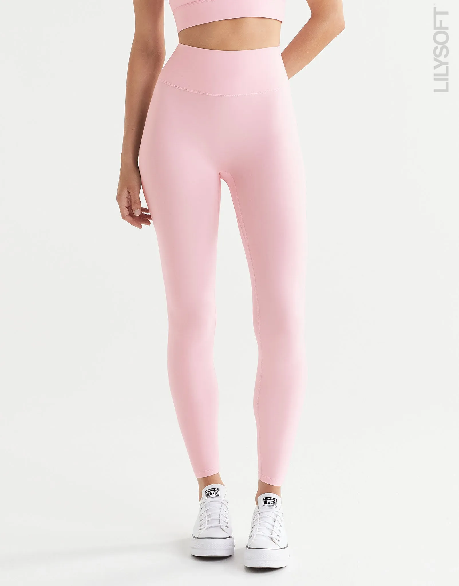 CHLOE Cloud-Core Leggings - Powder Pink