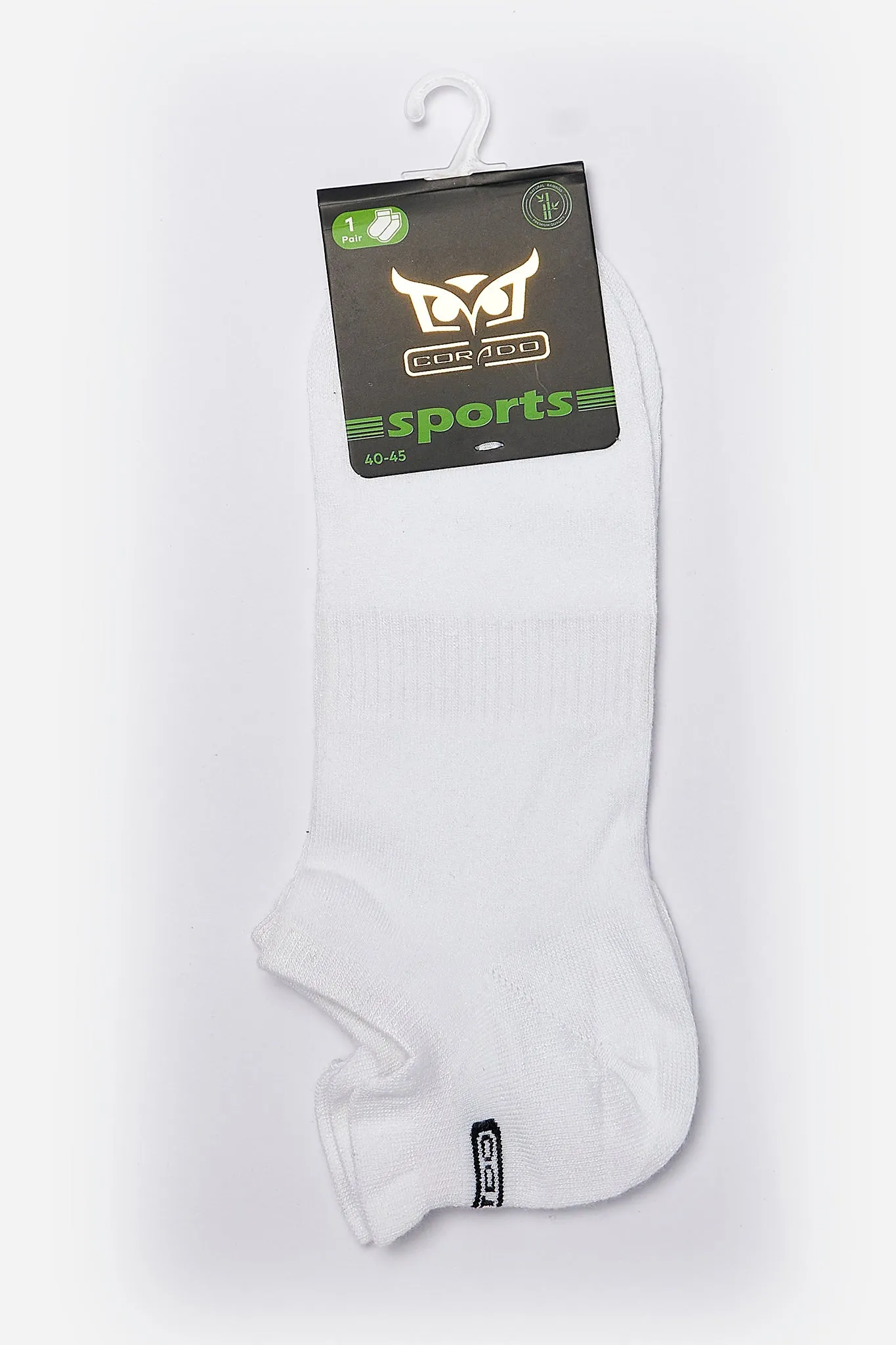 CORADO MEN'S BAMBOO ANKLE SOCKS 1PAIR