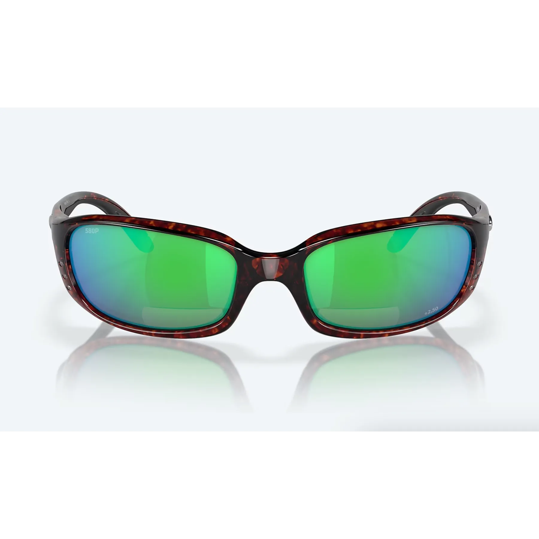 Costa Brine Readers Tortoise/Green Mirror 580P  2.50