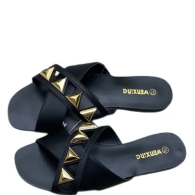 Cross Rivet Sandals