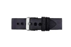 Davosa Vintage Black Calfskin Leather Strap 20mm 169.500.45