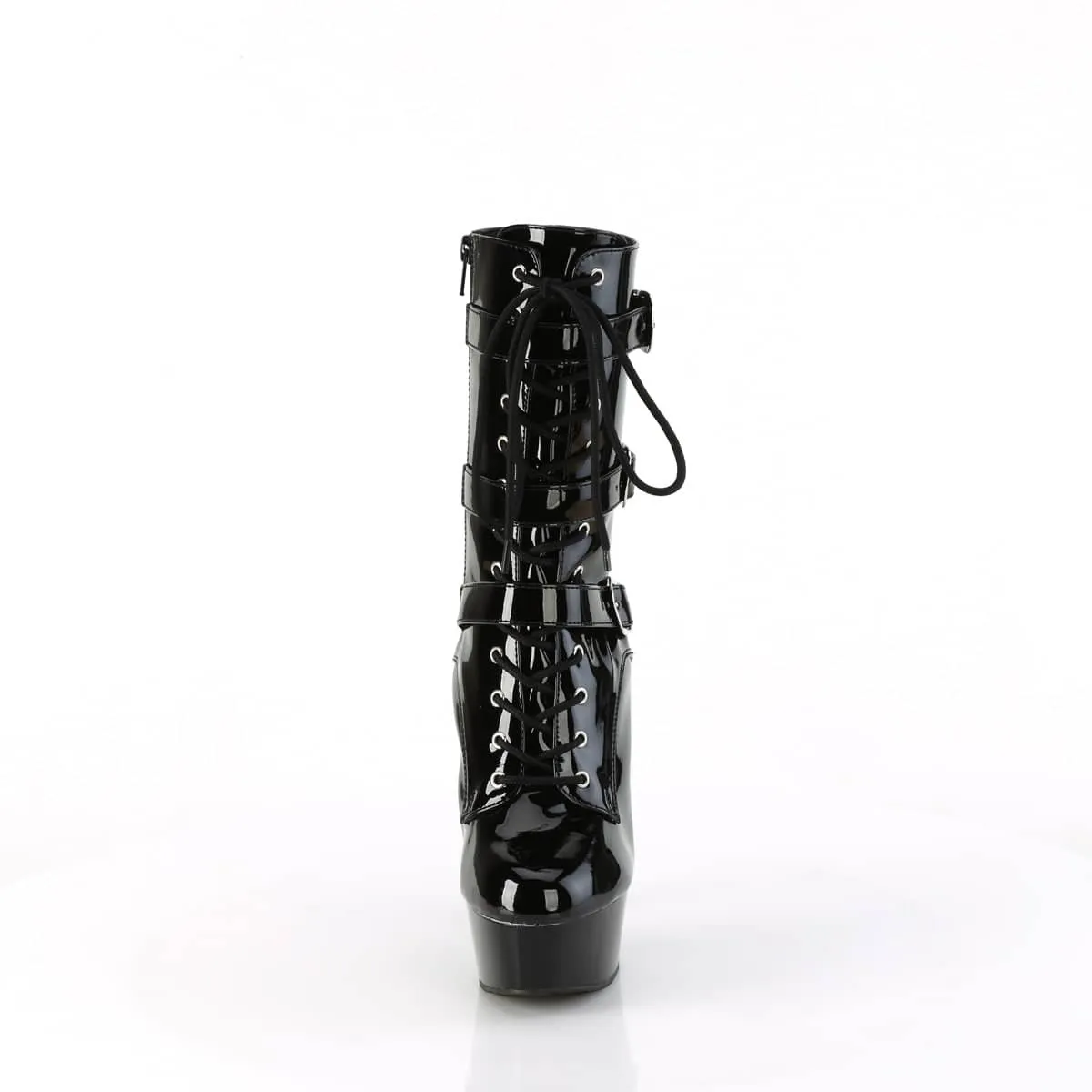 DELIGHT-1043 Black Calf High Boots