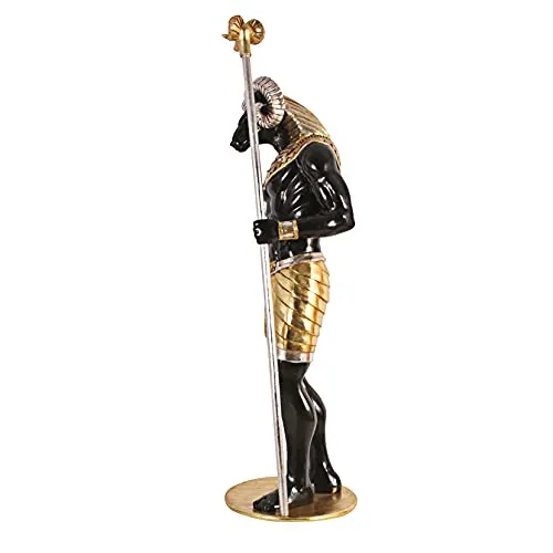 Design Toscano The Egyptian Grand Ruler Life - Size Khnum Statue