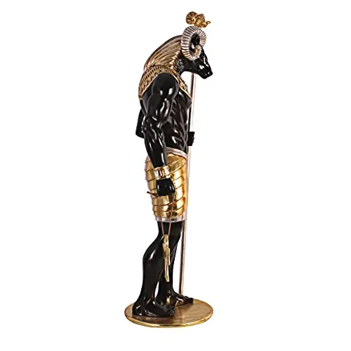 Design Toscano The Egyptian Grand Ruler Life - Size Khnum Statue