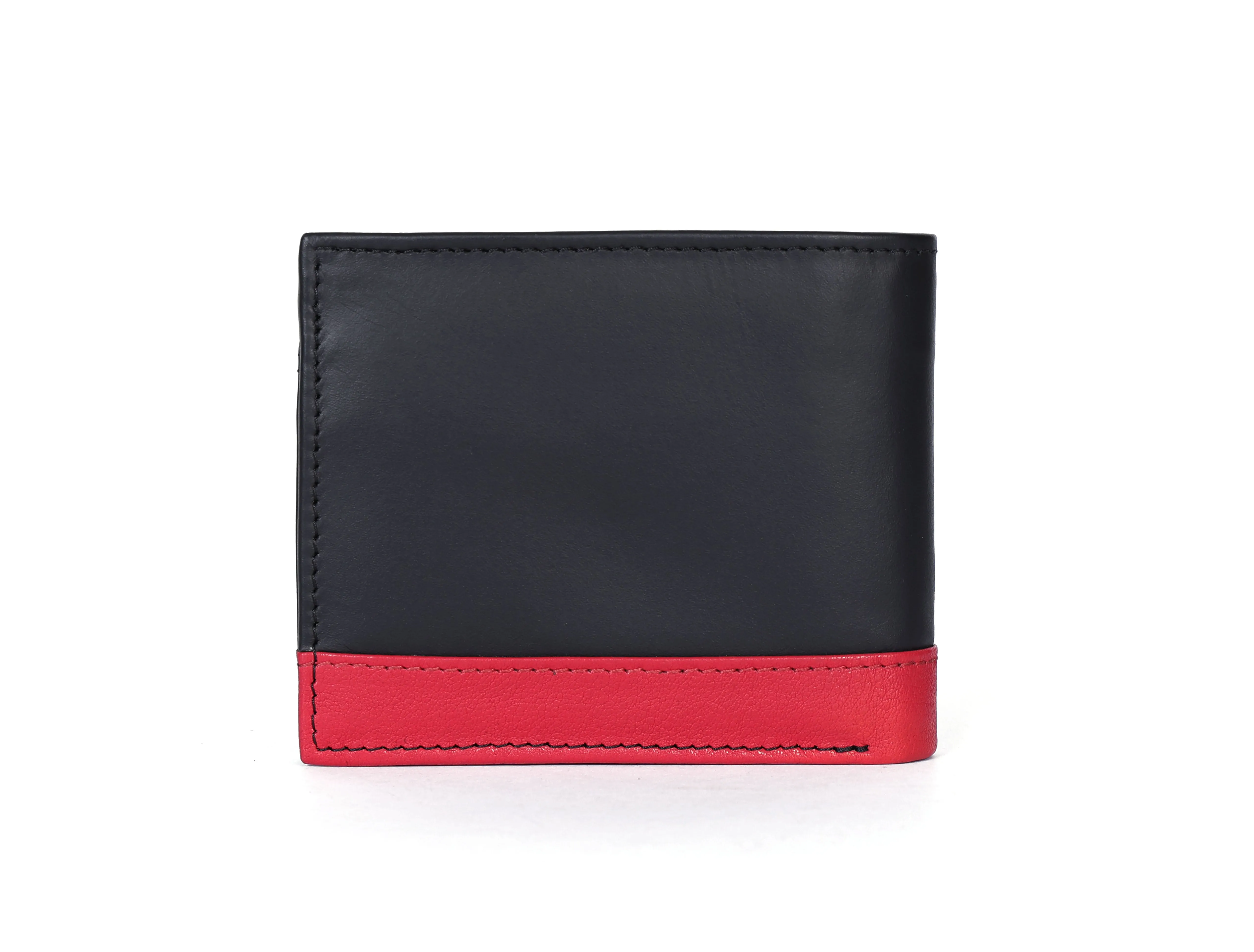 Designer Black Leather Wallet.  Art:- LA-1400