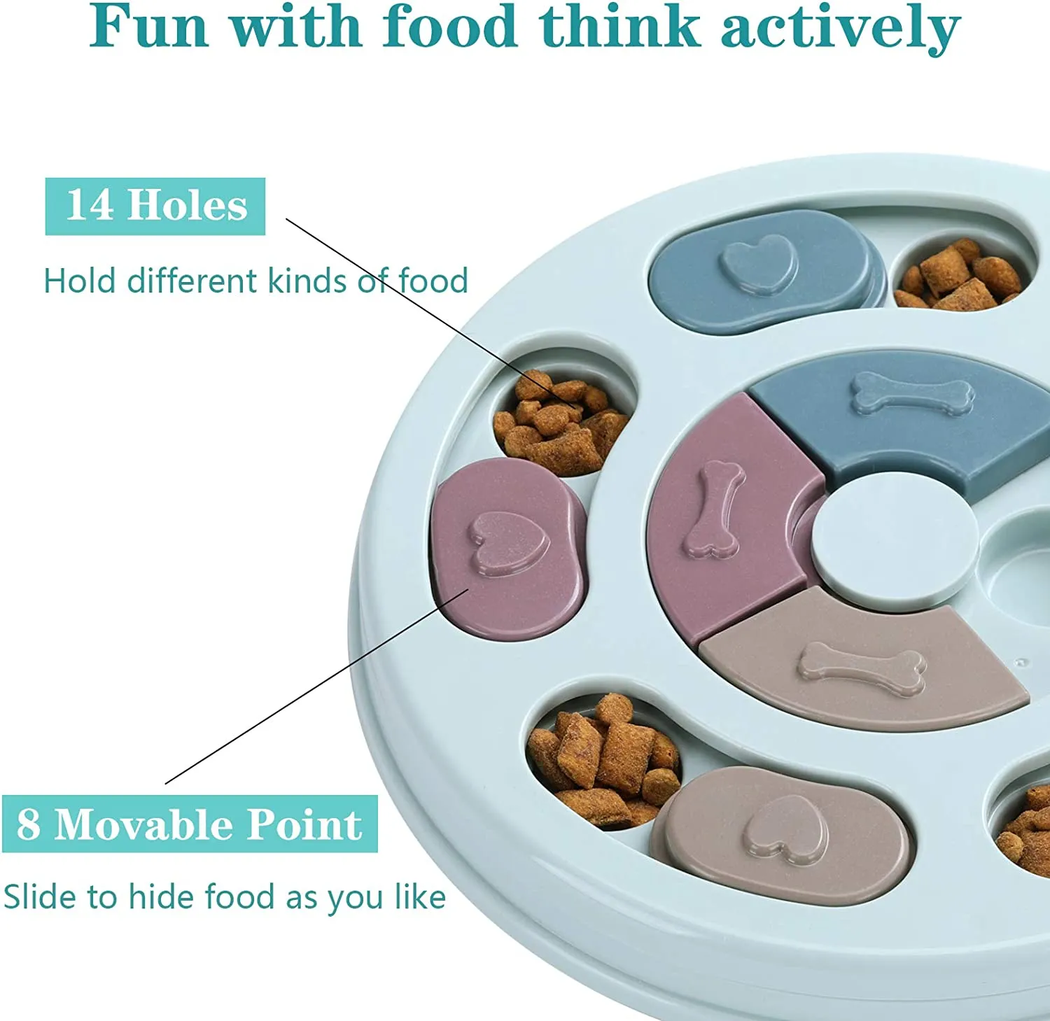 Dog Food Puzzle Feeder Toy