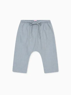 Dusty Blue Alex Baby Trousers