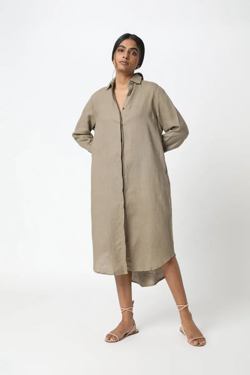 Essential Shirt Dress - Linen