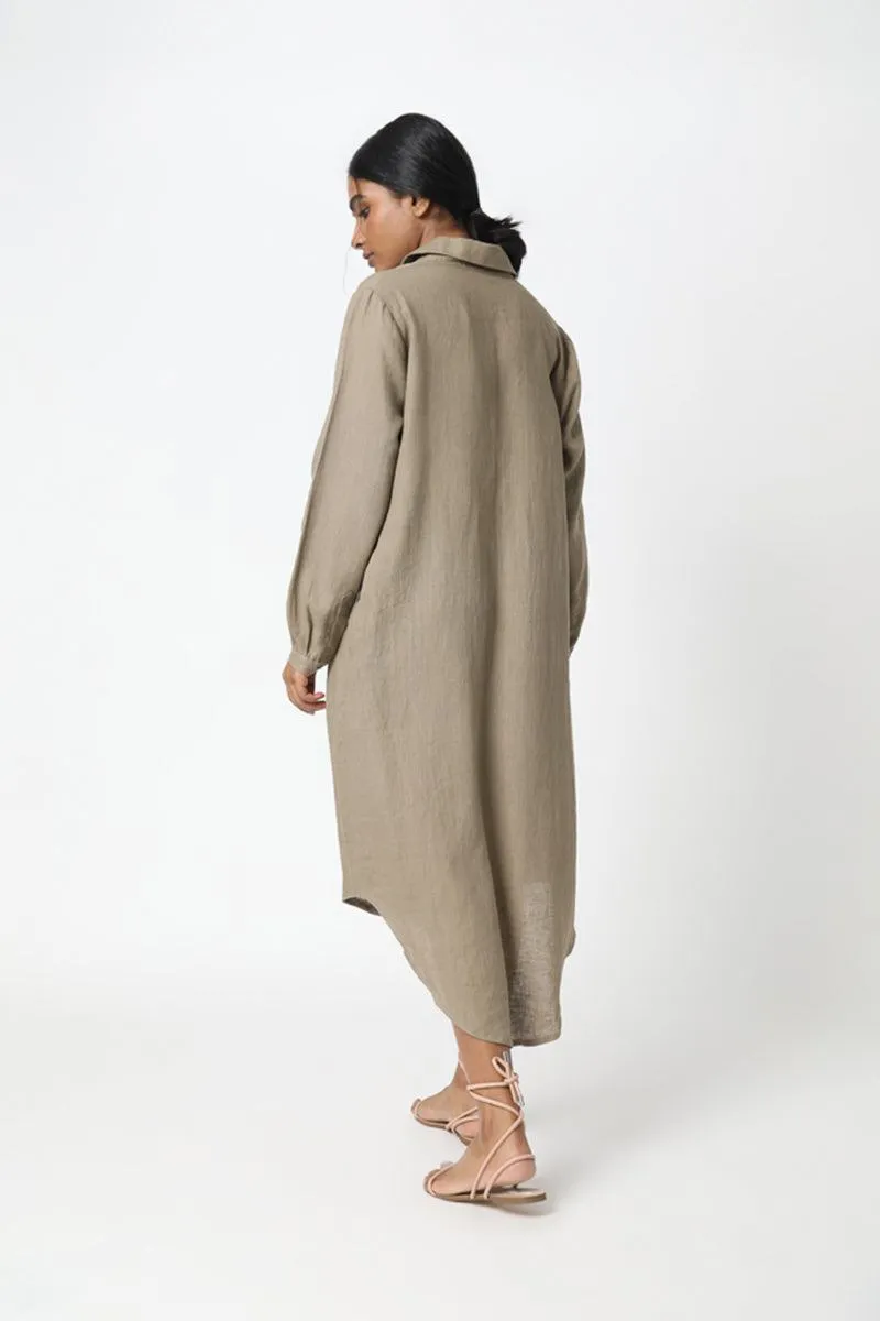 Essential Shirt Dress - Linen