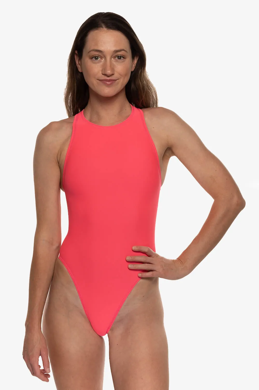 Fairlie Water Polo Suit - Hot Pink