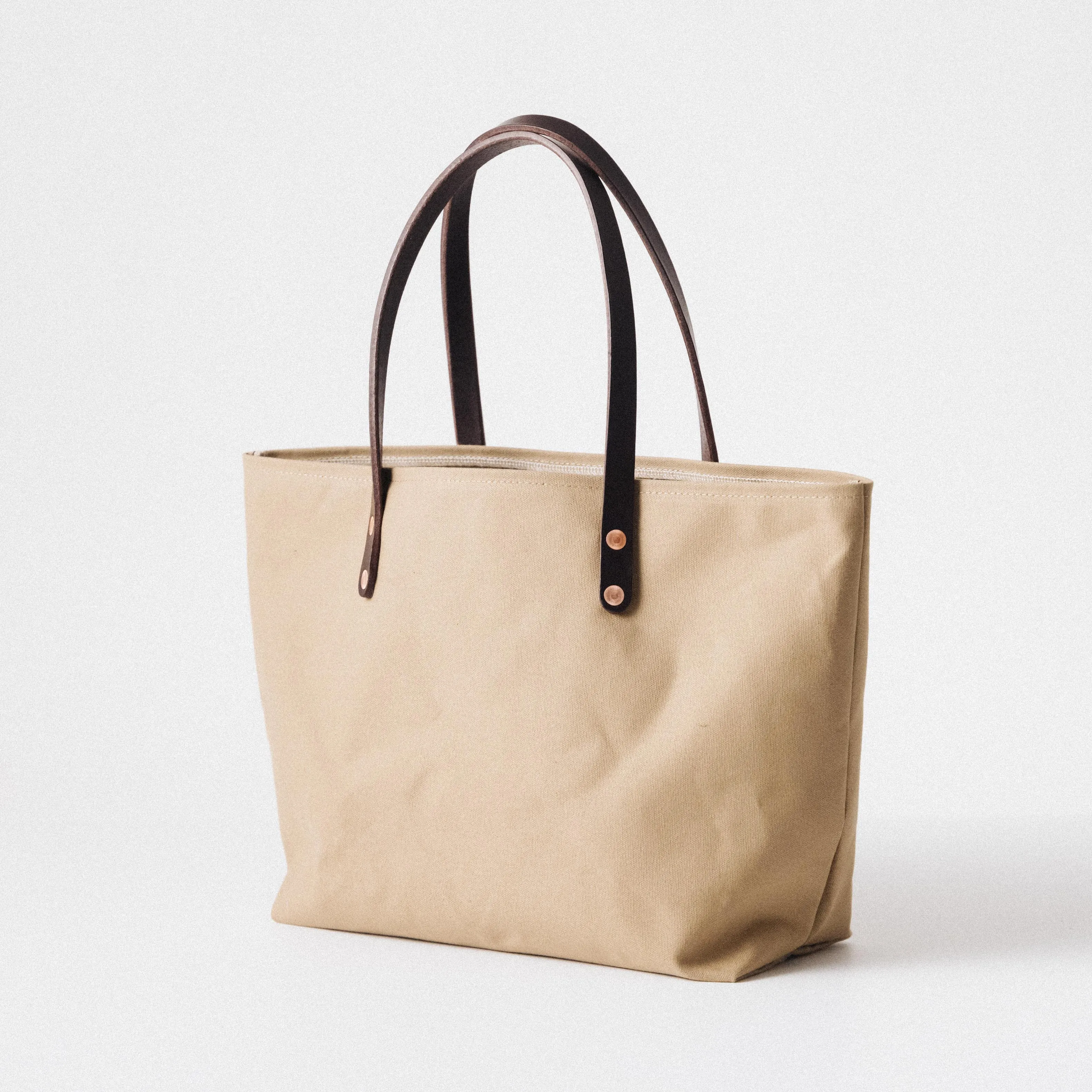 Field Tan Canvas East West Tote