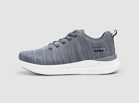 FitVille Men's ArchPower FlyWave Running Shoes V1