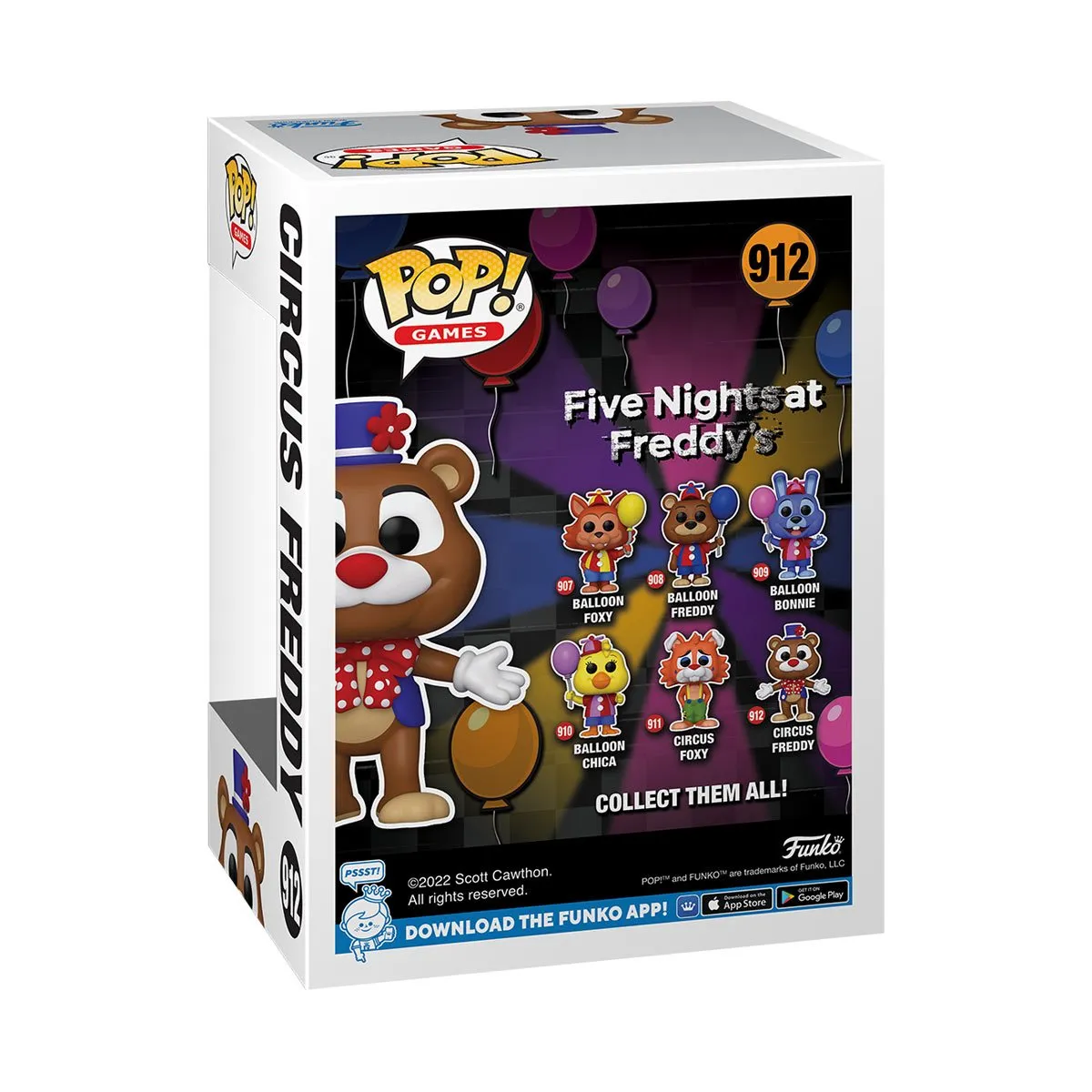 Five Nights at Freddy's Circus Freddy Funko Pop! Vinyl Figure #912