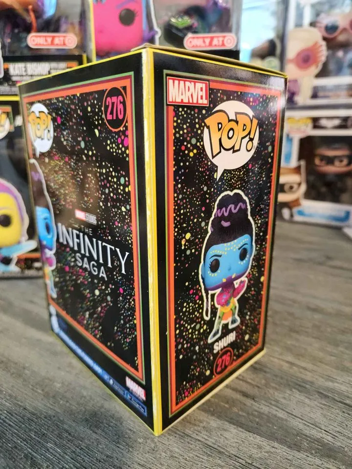 Funko PoP Marvel Black Panther Shuri Blacklight