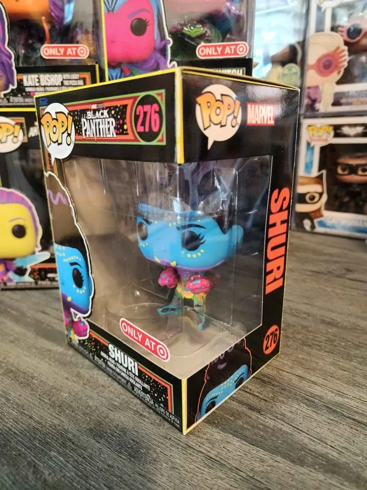 Funko PoP Marvel Black Panther Shuri Blacklight