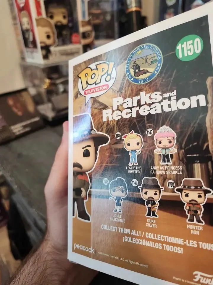 Funko PoP Parks and Recreation Hunter Ron Swanson