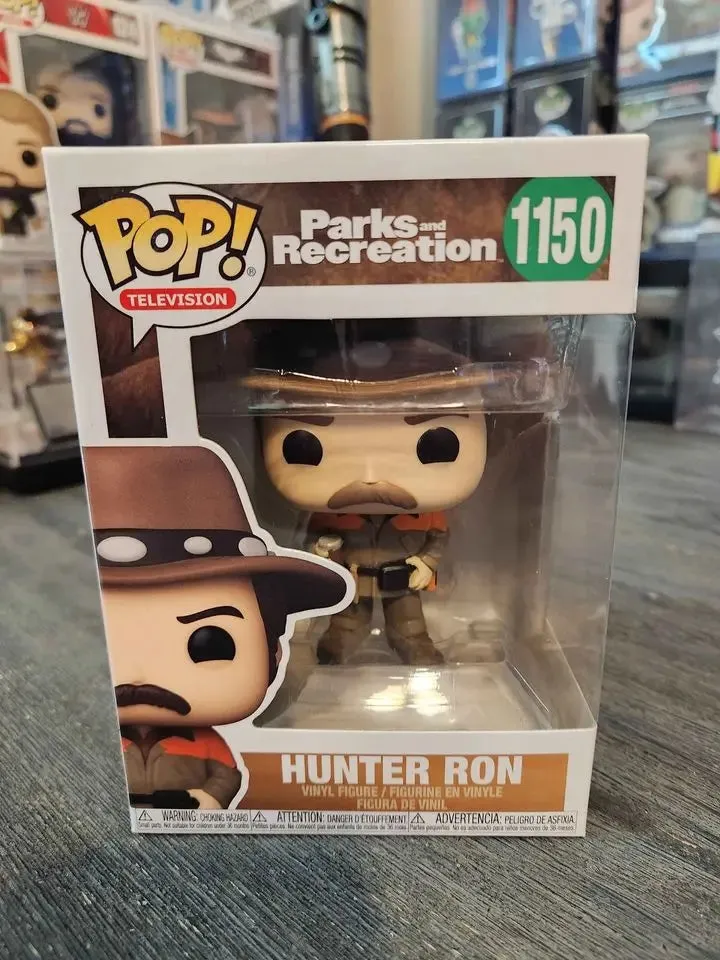 Funko PoP Parks and Recreation Hunter Ron Swanson