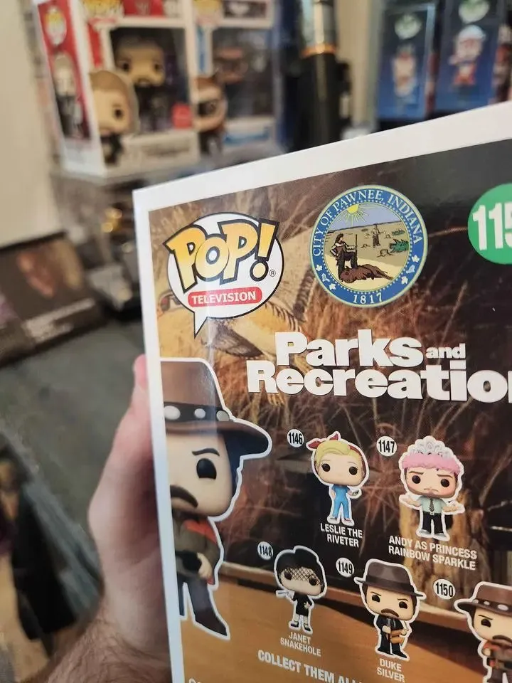 Funko PoP Parks and Recreation Hunter Ron Swanson